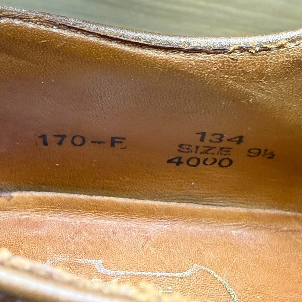W.S.‎ Foster & Son Ltd Wingtip Mens UK 9.5 US 10.5 Walnut Dress Shoes
